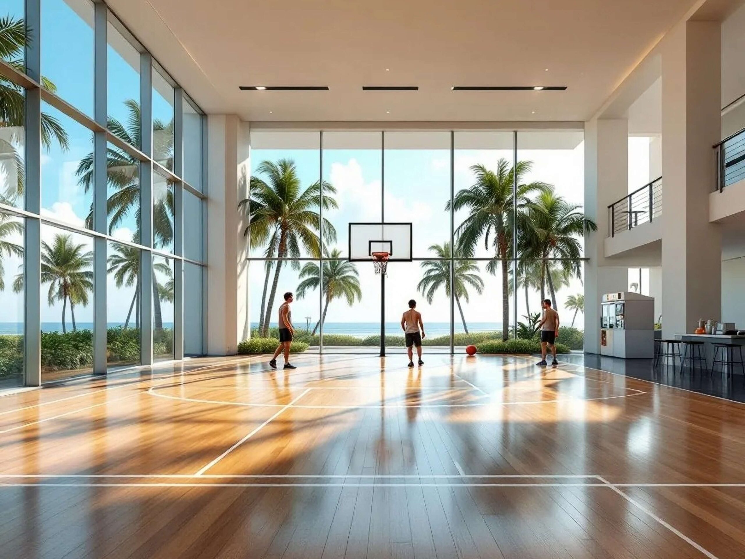 Fort Lauderdale Condo Buildings With Indoor Basketball Court